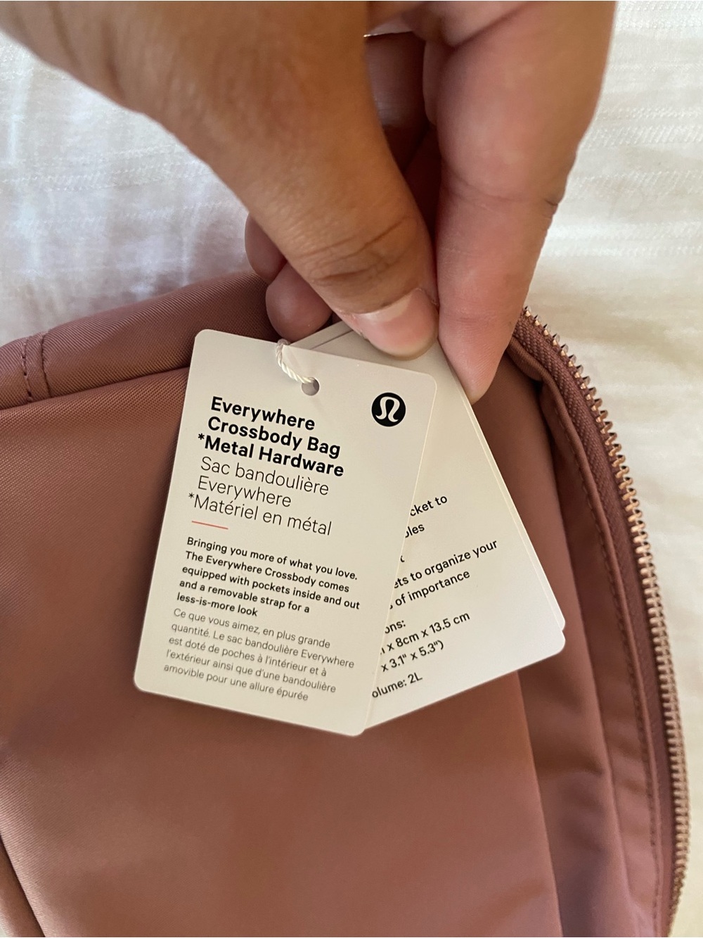 lululemon athletica Compact Crossbody in Dusty Rose - Picture 5 of 9